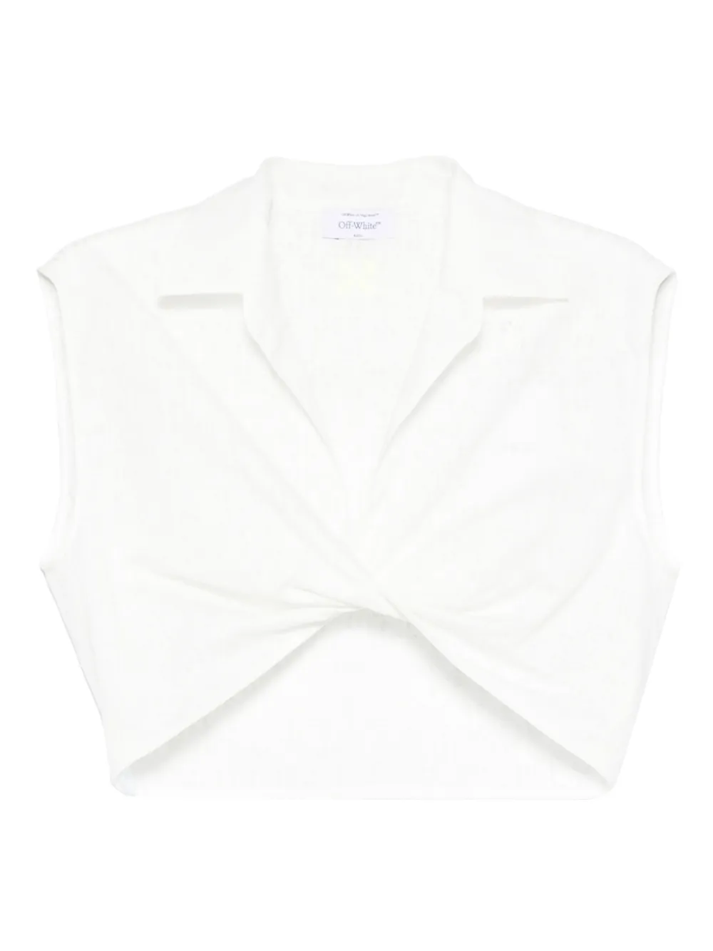 Off-White camiseta con cuello en V | blanco | Image 1