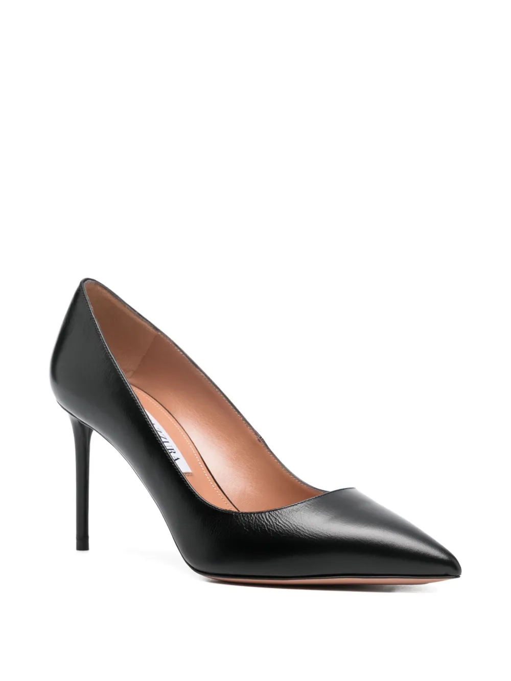 Aquazzura 85 mm Purist pumps met puntige neus Zwart