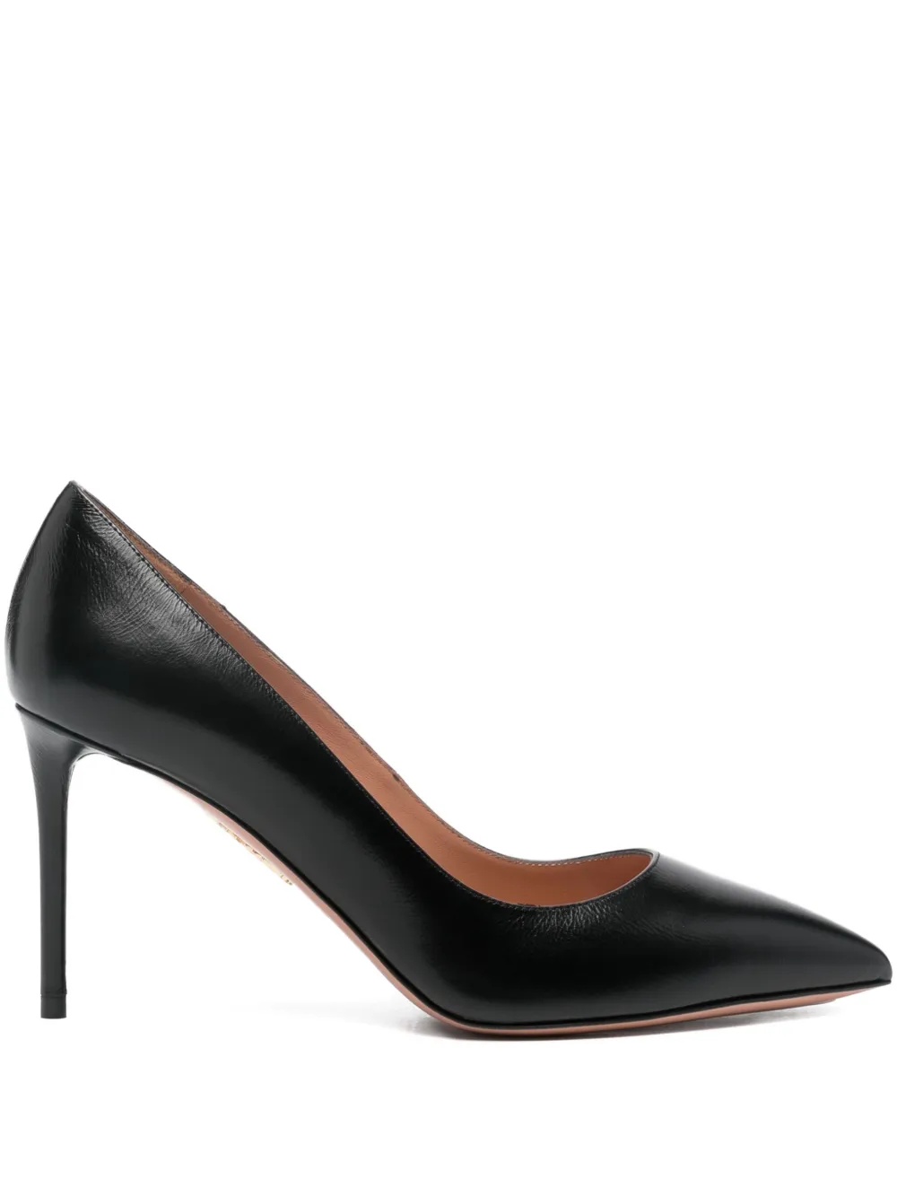 Aquazzura 85 mm Purist pumps met puntige neus Zwart
