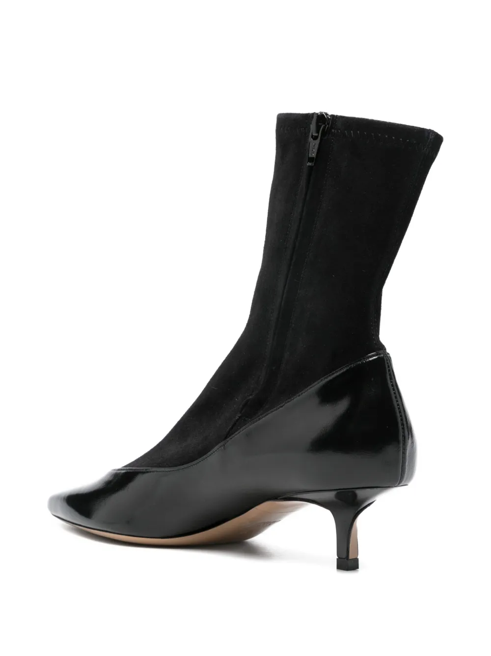 Jacquemus Tourni High-heeled Ankle Boots In Black