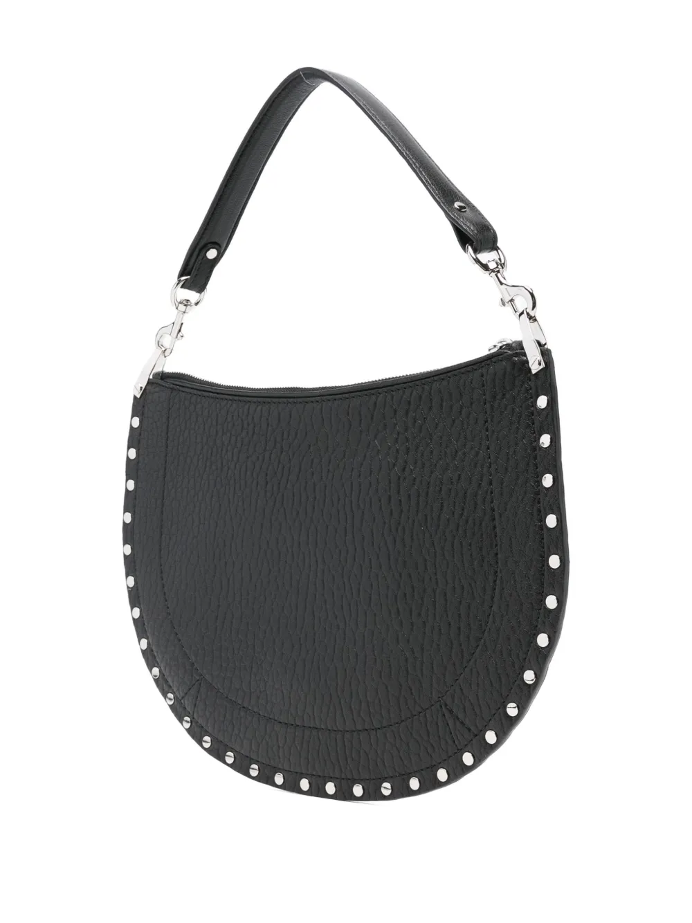 Isabel Marant Oskan Studded Shoulder Bag In Black