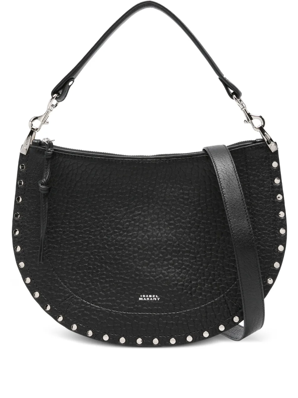 ISABEL MARANT Oskan studded shoulder bag | Black | Image 1