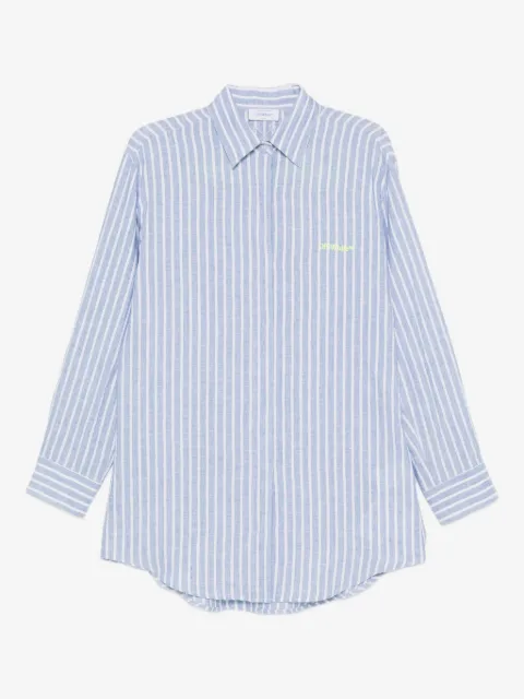 Off-White striped shirt dress