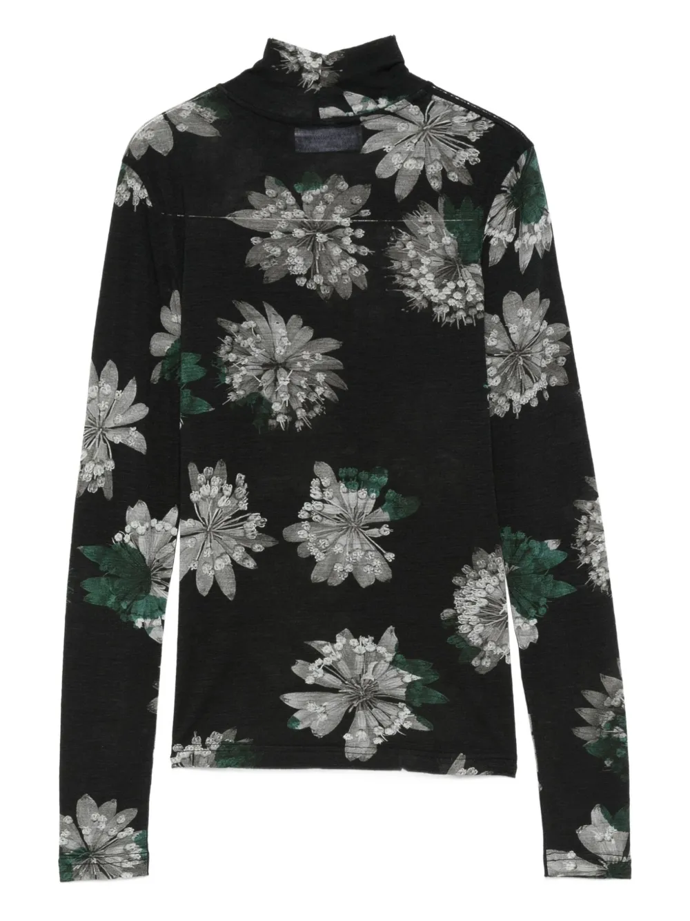 Christian Wijnants Tugal secondskin top - Zwart