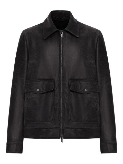Salvatore Santoro flap-pocket leather jacket