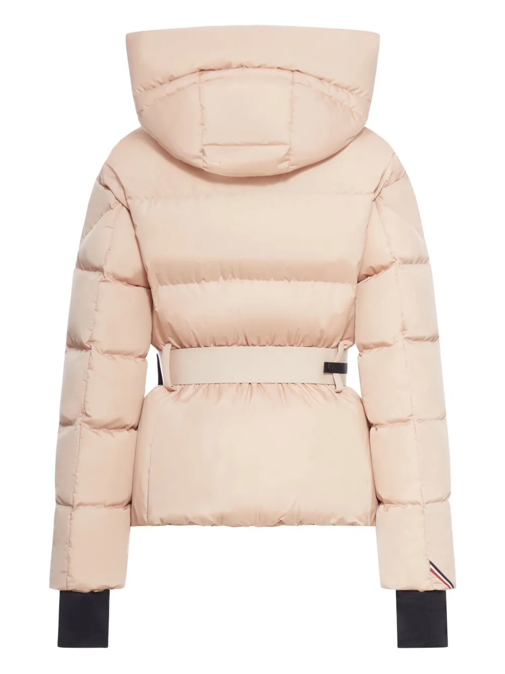 Moncler Short Bouquetin Down Jacket In Neutral