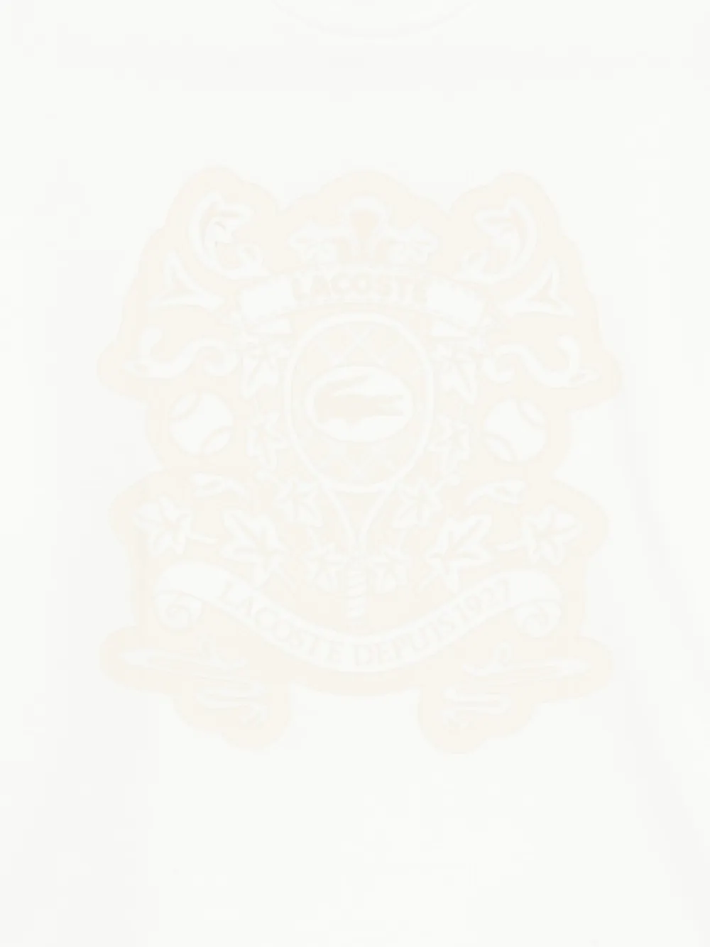 Lacoste T-shirt met grafische print Wit