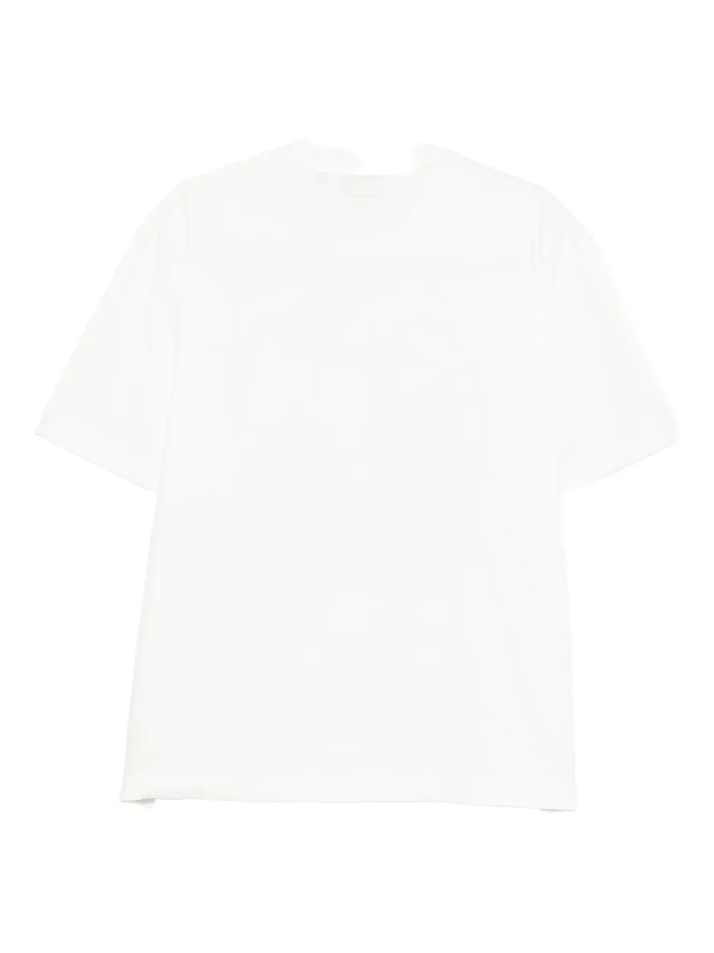 Lacoste graphic-print T-shirt - Wit