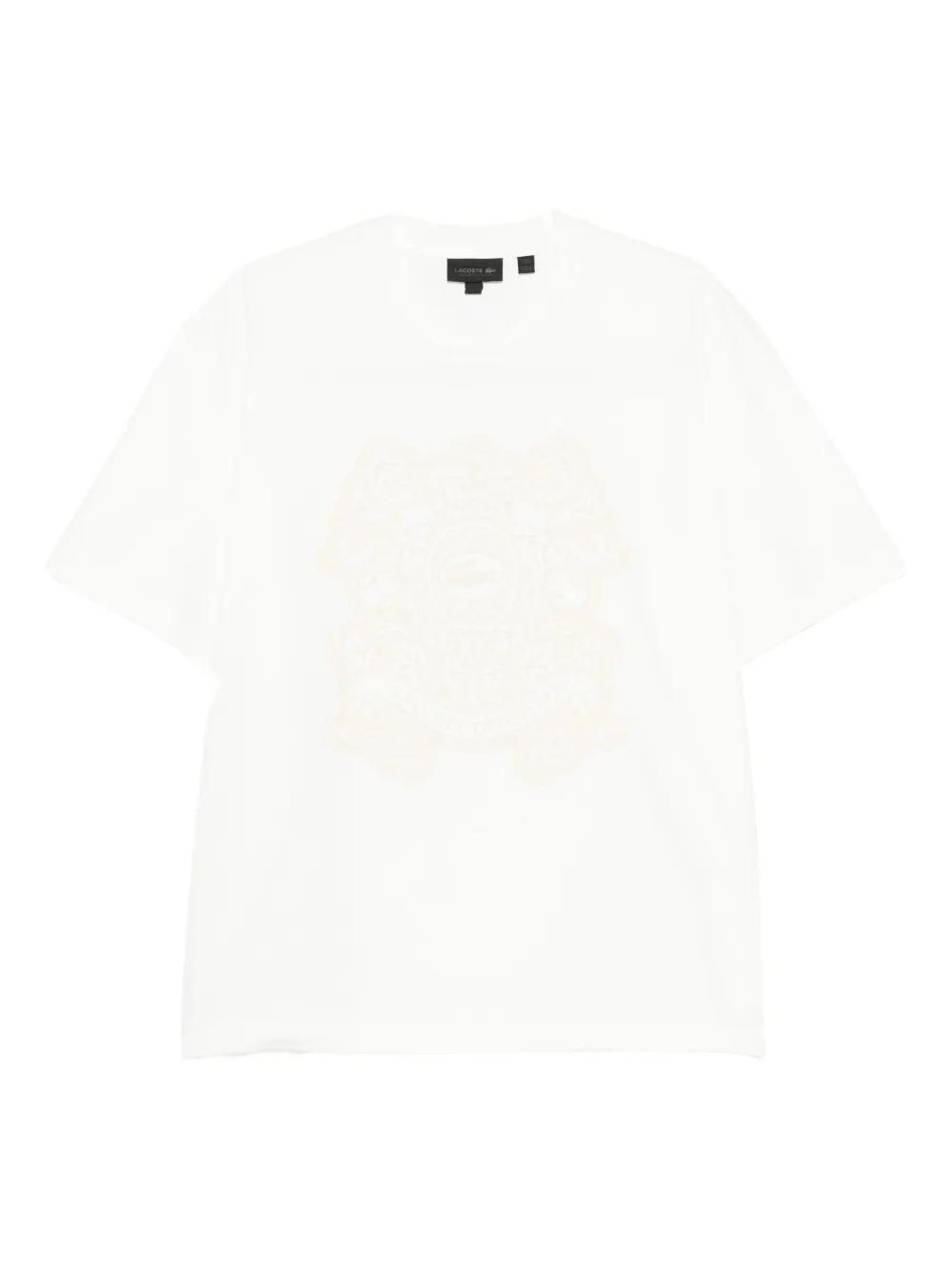 Lacoste graphic-print T-shirt | White | Image 1