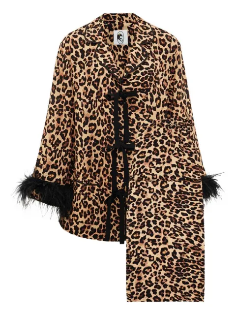Sleeper pijama con estampado de leopardo