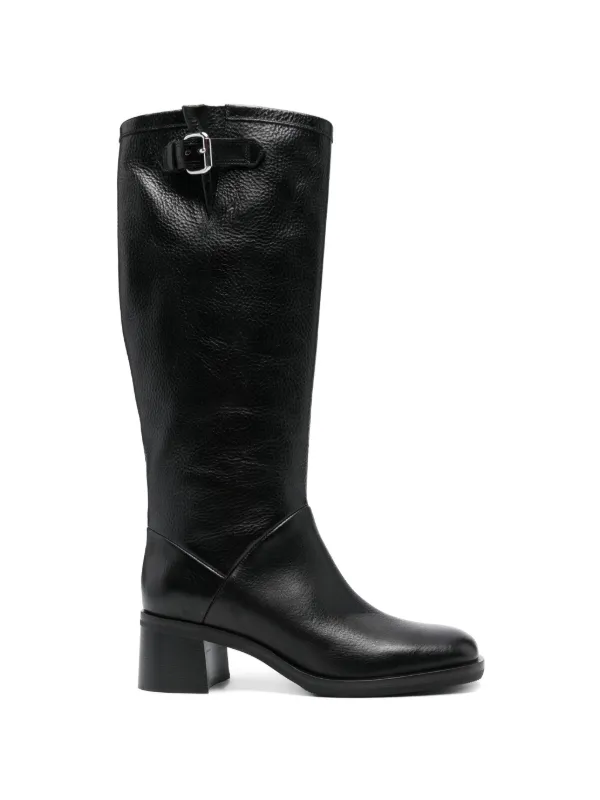 OUR LEGACY Alta Buckle Boots in Black