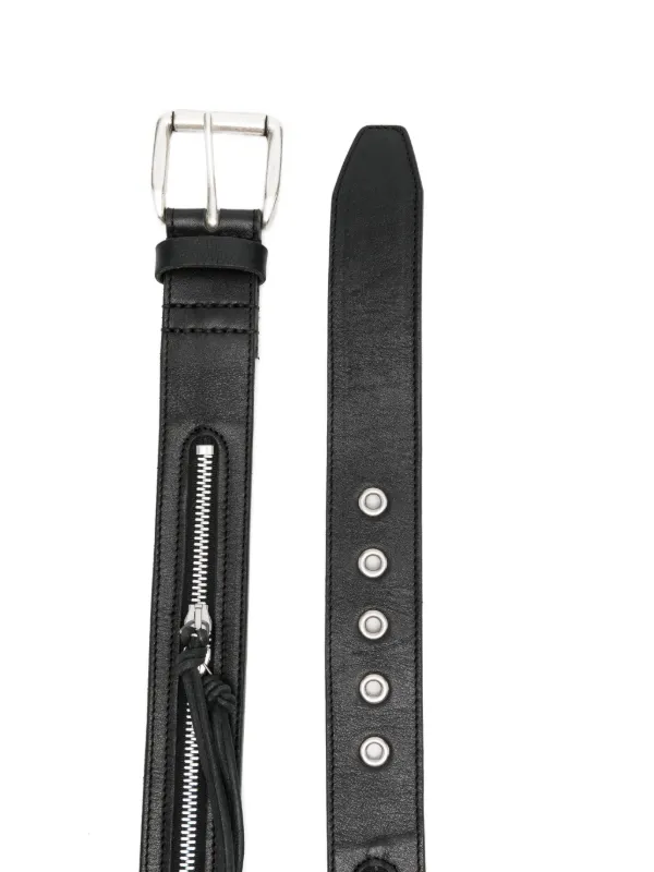OUR LEGACY Zipped Leather Belt | Black | FARFETCH OUR LEGACY Zipped Leather Belt | Black | FARFETCH