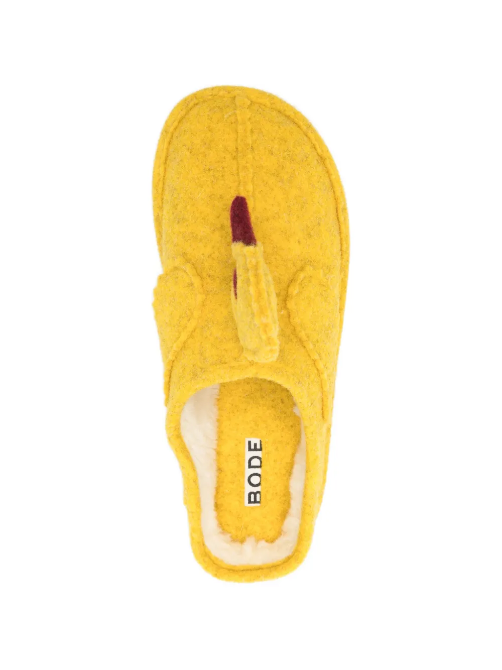 BODE duck slippers - Geel