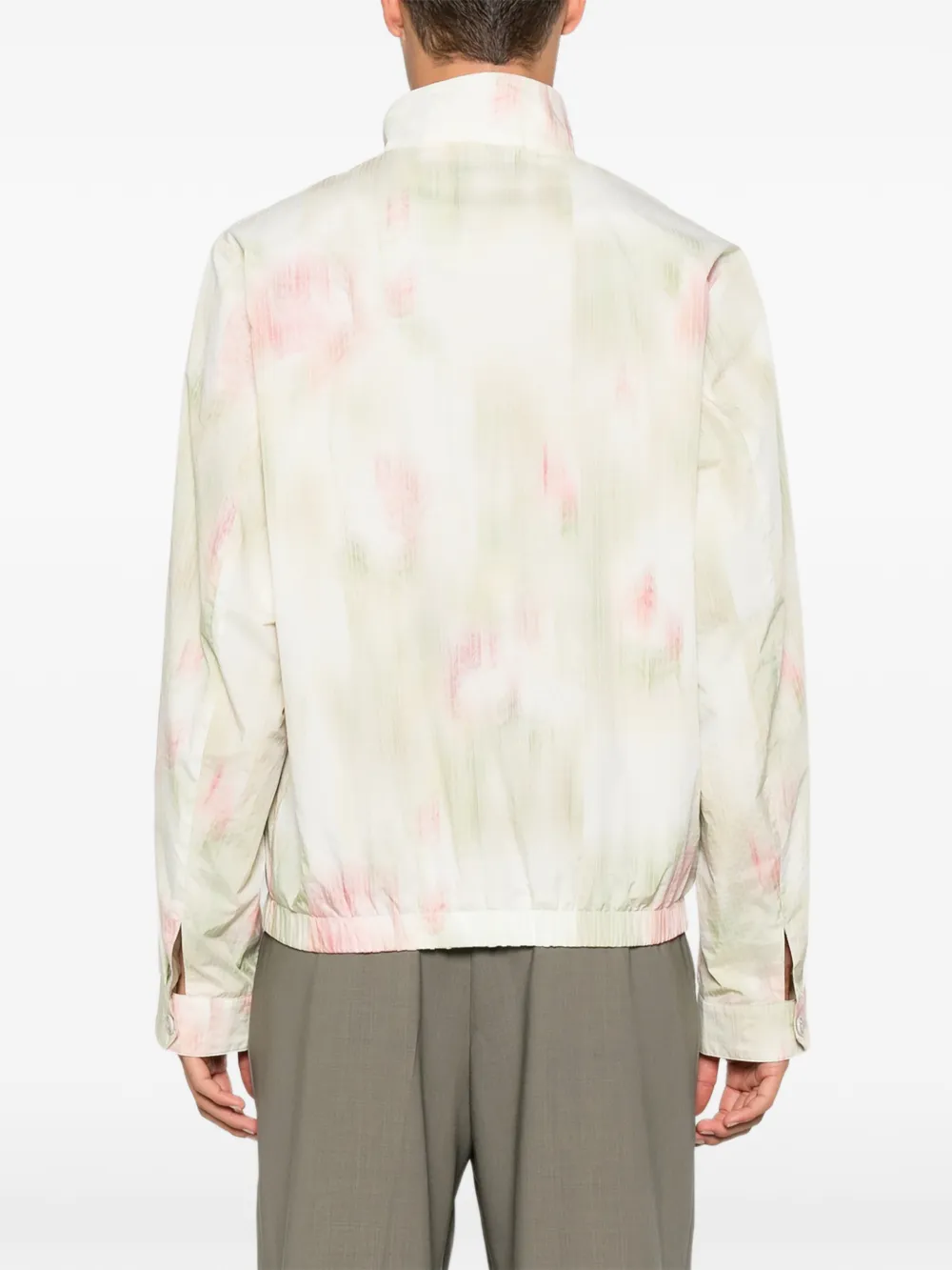 OUR LEGACY Casino ripstop jack met bloemenprint Beige