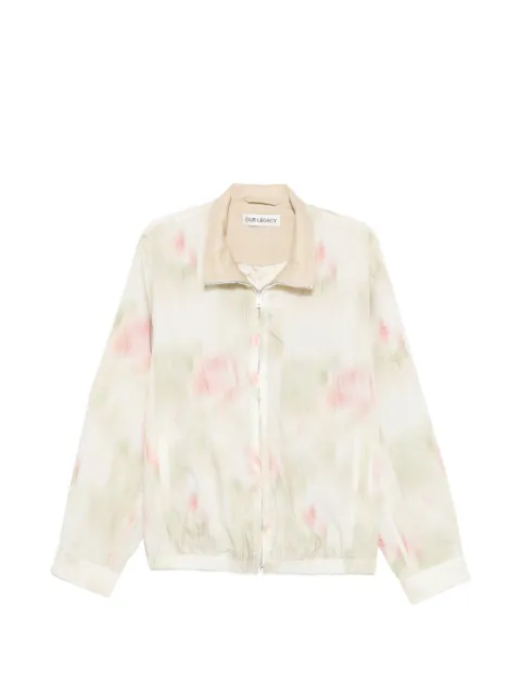 OUR LEGACY Casino flower-print ripstop jacket