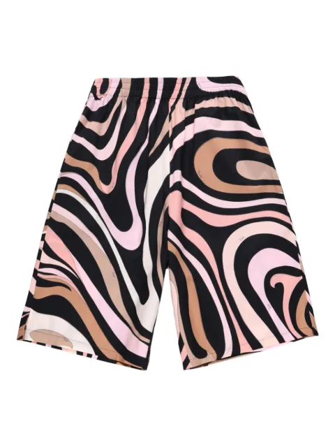 PUCCI bermudas Marmo elásticas