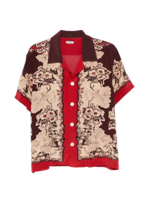 BODE Storybook floral-print short-sleeve shirt