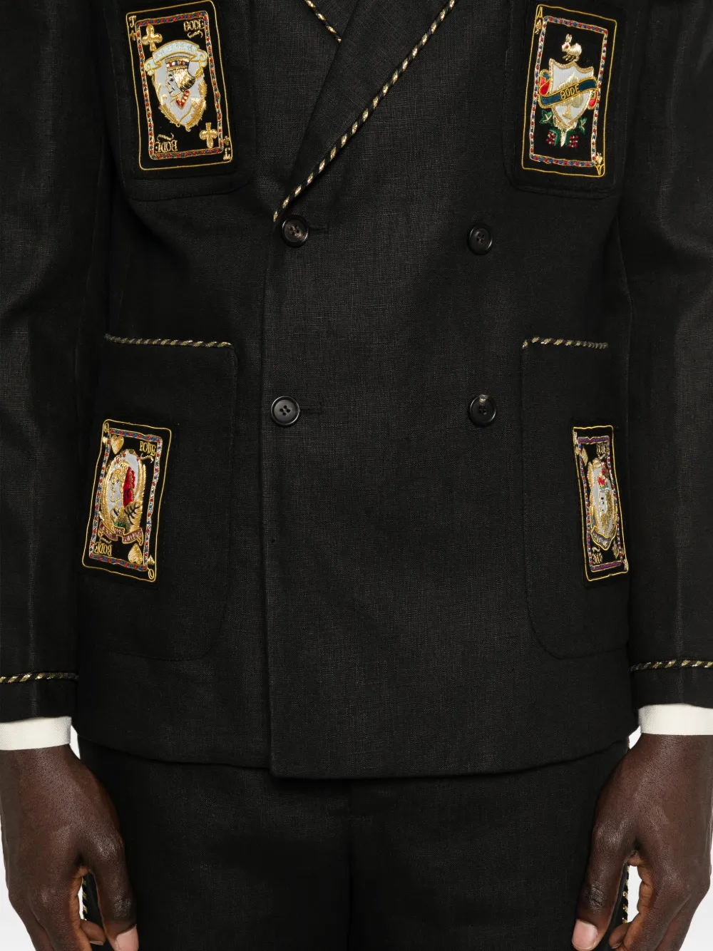 BODE Bullion Card blazer Zwart
