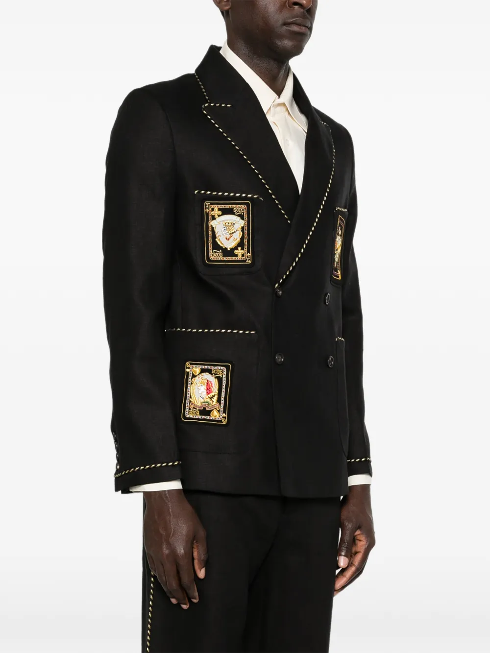 BODE Bullion Card blazer Zwart