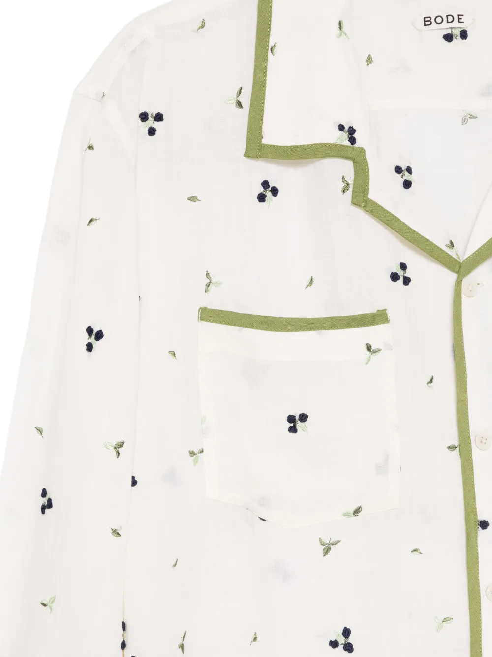  Bode Camicia Blackberry - Toni Neutri 