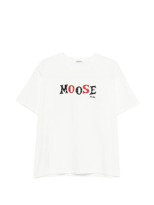 Bode Moose Tee in White