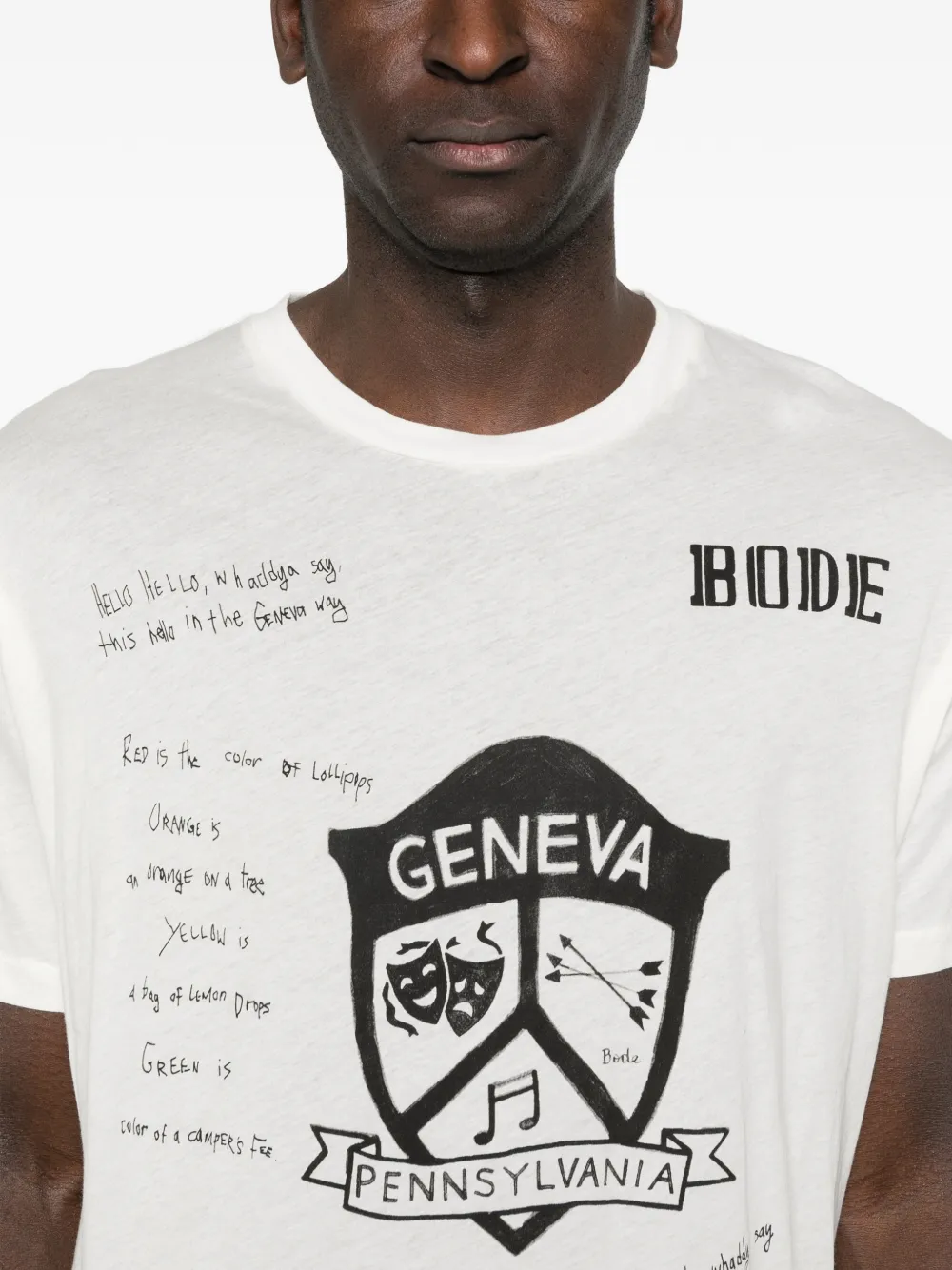 bode tシャツ BODE Camp Crest グラフィック Tシャツ | ホワイト | FARFETCH JP