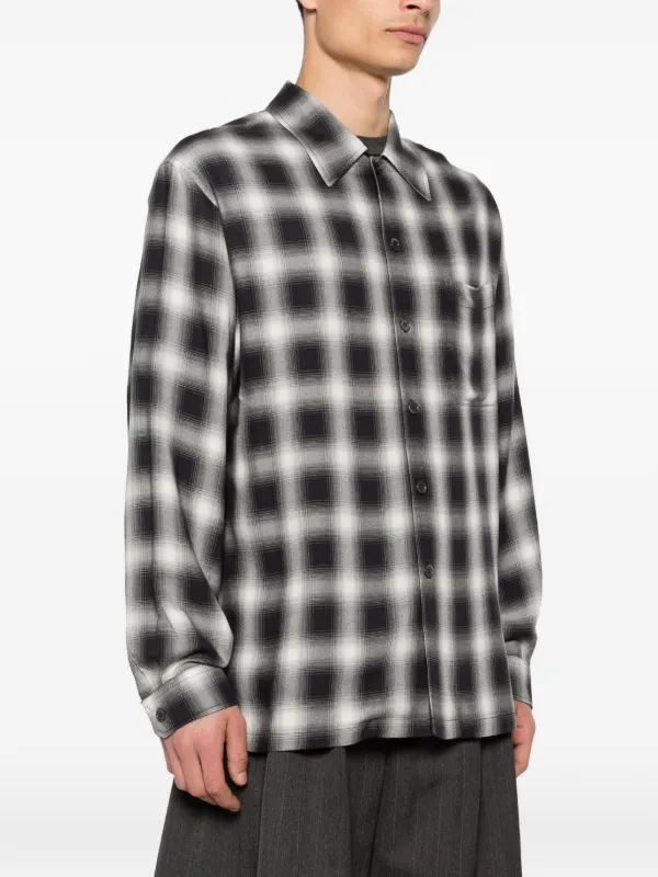 OUR LEGACY Every check-pattern button-down Shirt | Blue | FARFETCH