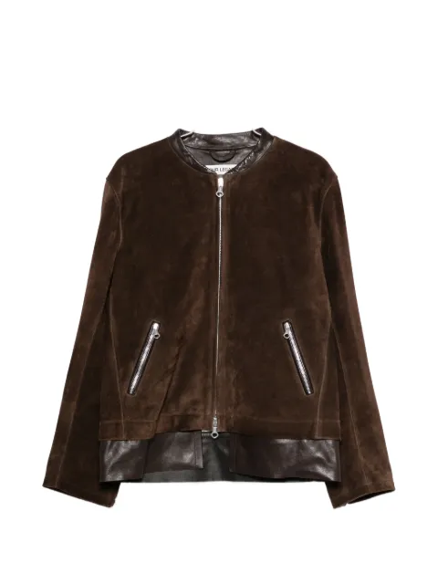 OUR LEGACY Drift zip-fastening suede jacket