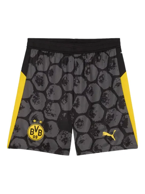 PUMA Borussia Dortmund soccer-pattern shorts