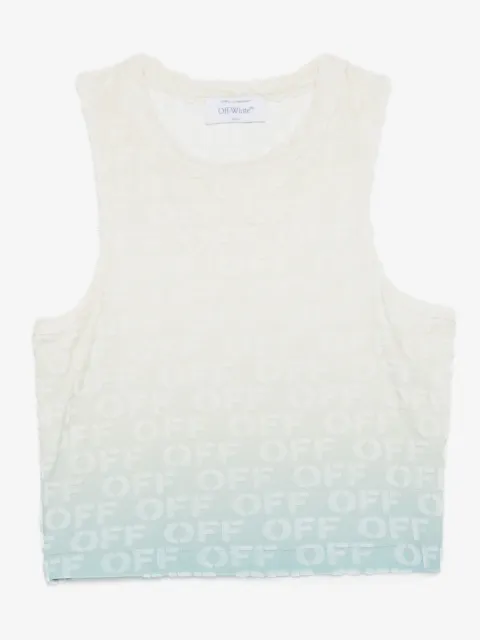 Off-White monogram-jacquard tank top