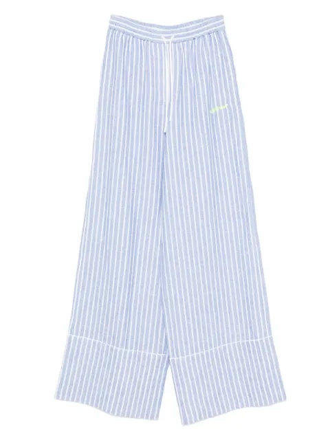 Off-White pantalones palazzo a rayas