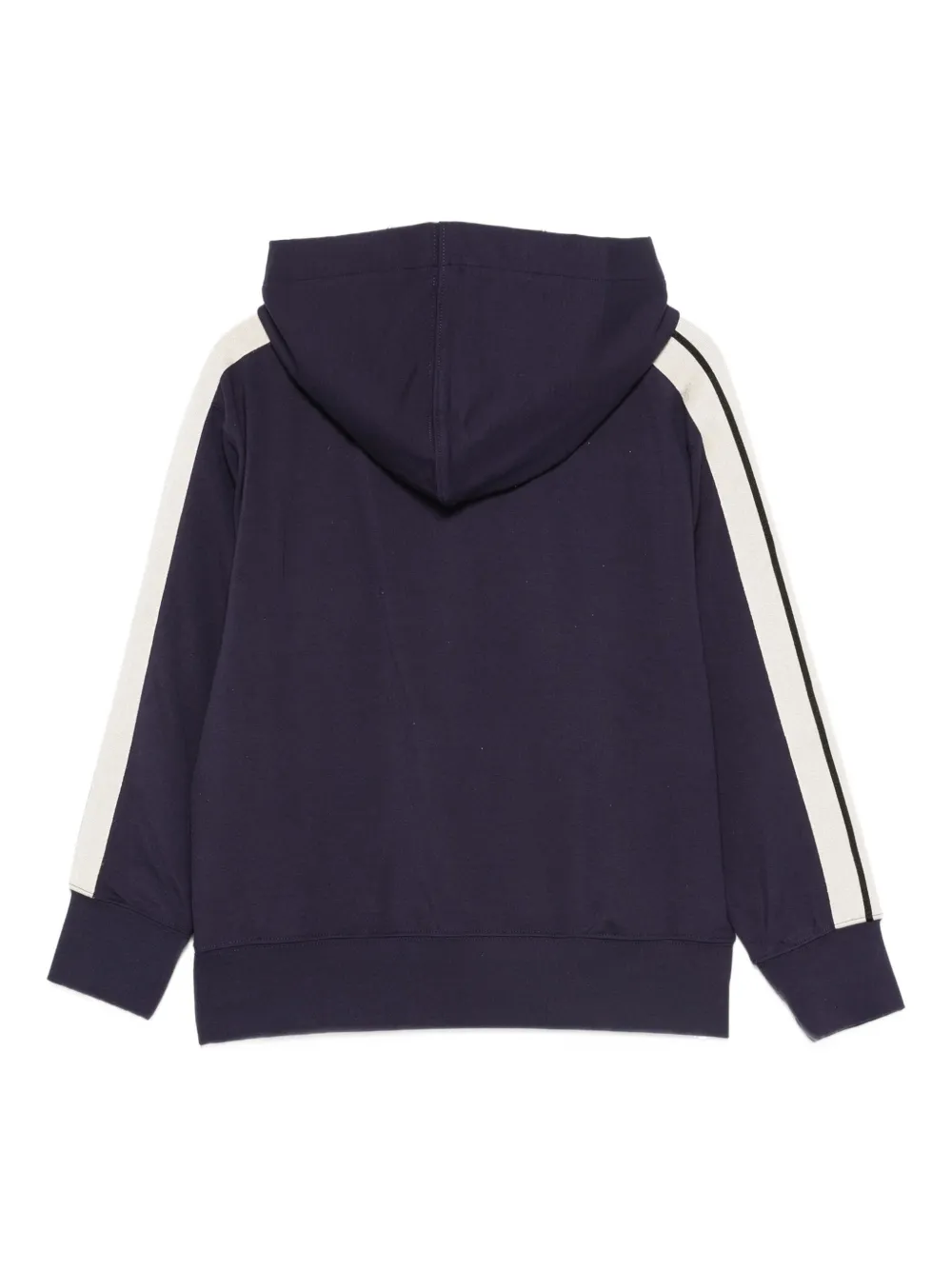 Palm Angels Kids Gestreepte hoodie Blauw