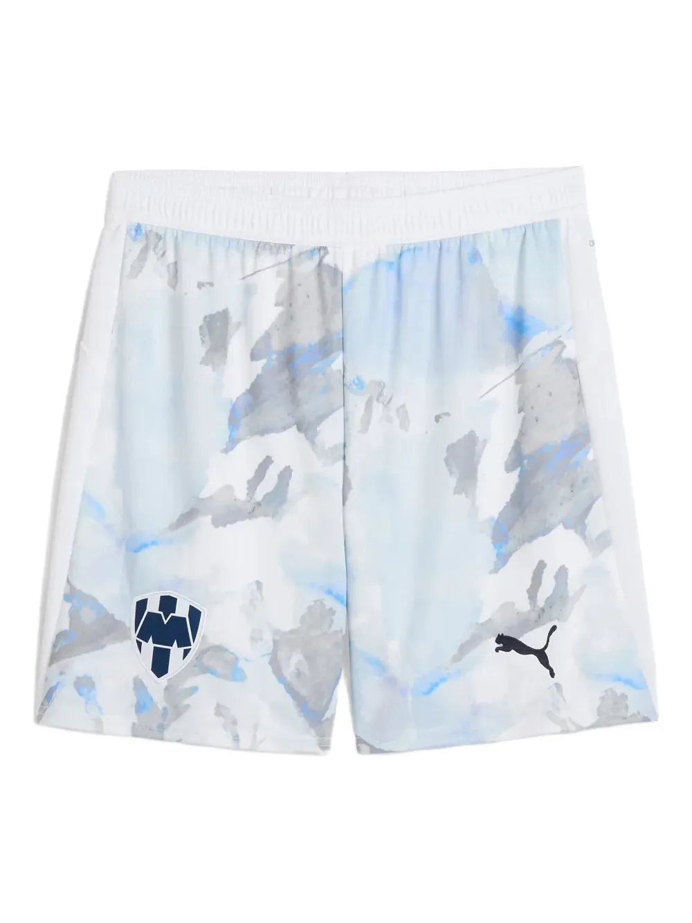Puma X Cwc Monterrey Soccer "white/navy" Shorts In Multi
