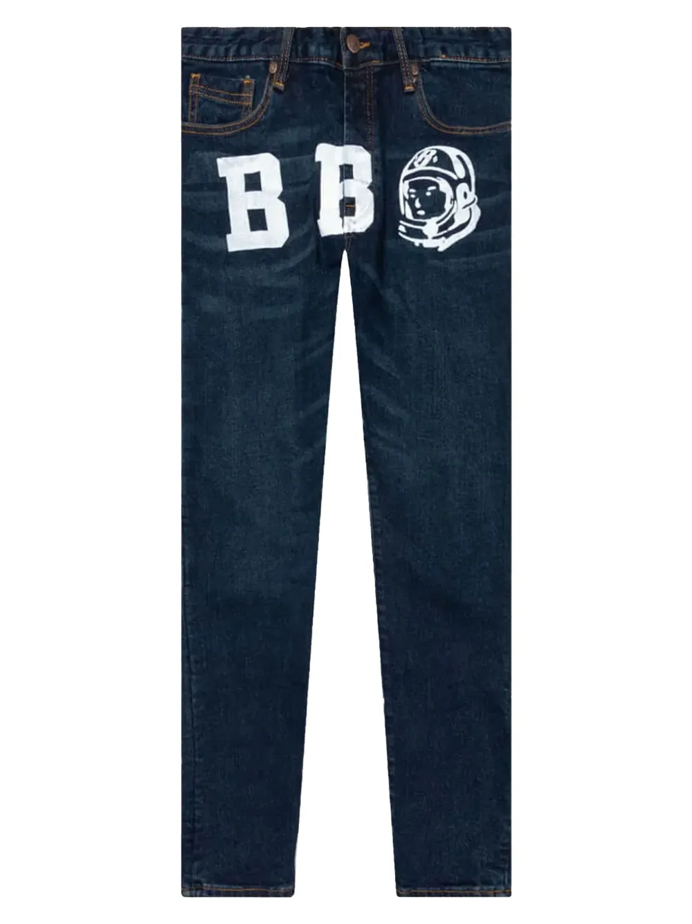 Billionaire Boys Club Dromeda Astronaut-patch Bootcut Jeans In Blue