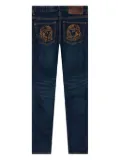 Billionaire Boys Club Dromeda astronaut-patch bootcut jeans - Blue