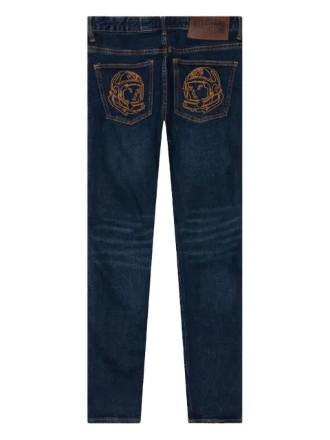 Billionaire Boys Club Dromeda astronaut-patch bootcut jeans