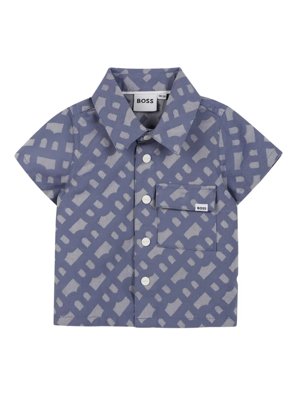 Bosswear Patterned Shirt And Shorts Set In Multi