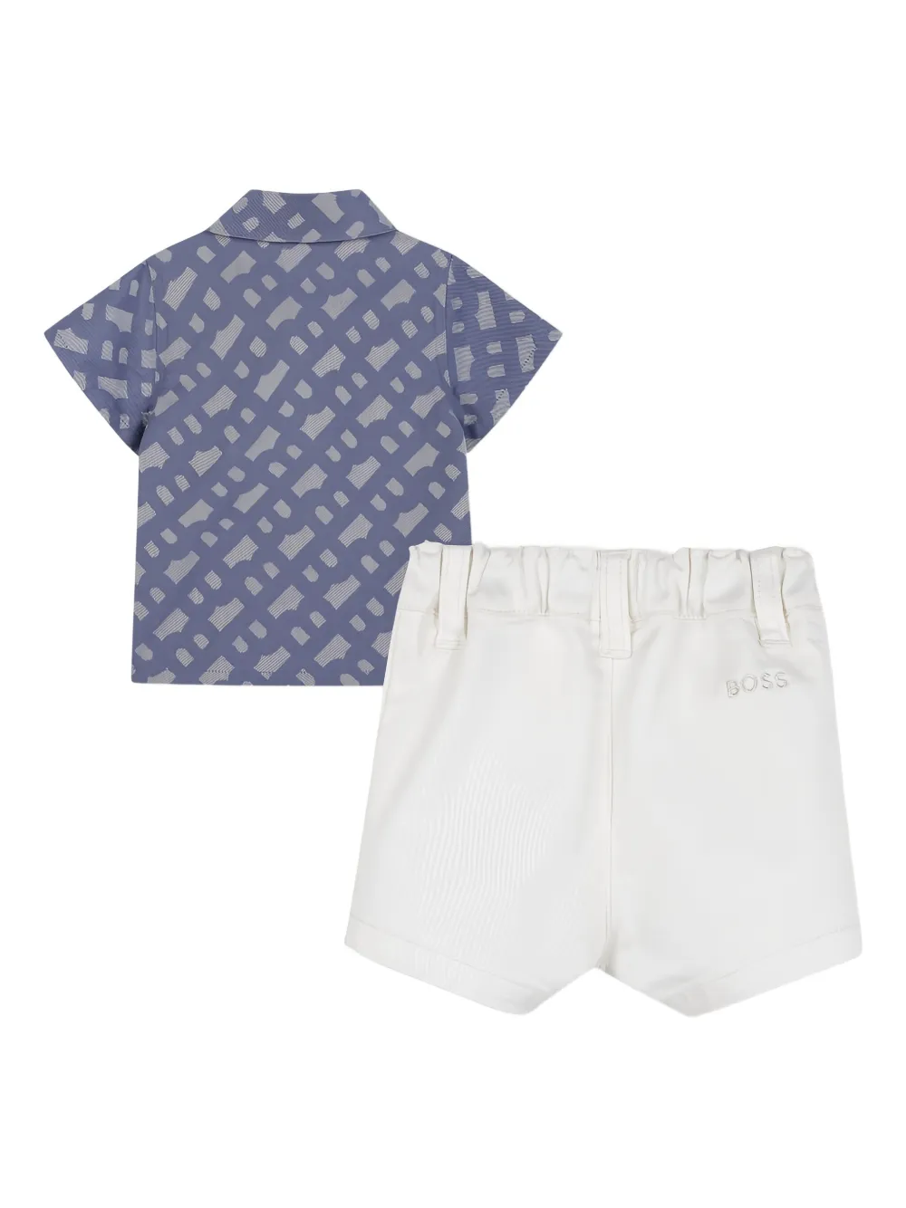 BOSS Kidswear patterned shirt and shorts set | Short Sets | Image 2
