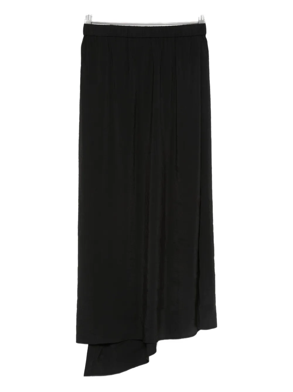 Christian Wijnants asymmetric midi skirt - Zwart