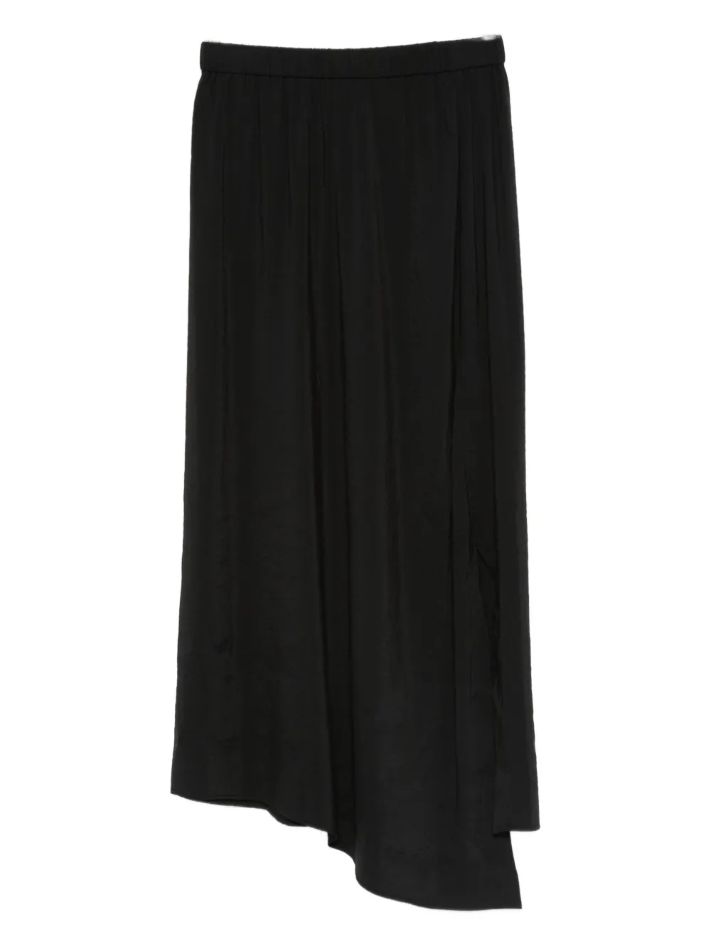 Christian Wijnants asymmetric midi skirt - ブラック Christian Wijnants asymmetric midi skirt - ブラック