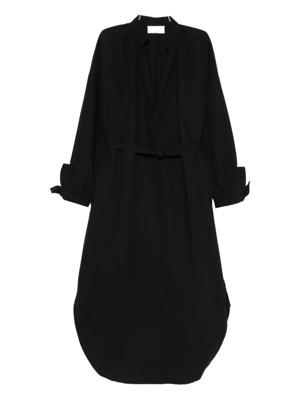 Christian Wijnants Dulcie belted dress - ブラック Christian Wijnants Dulcie belted dress - ブラック