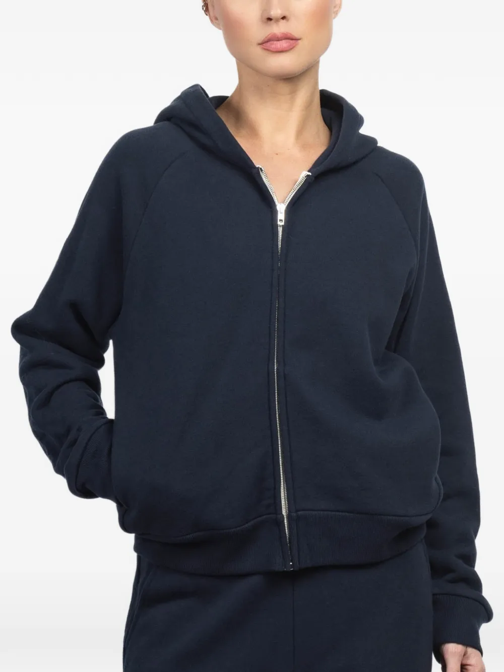 JAMIE HALLER Bird zip-up hoodie - Blau