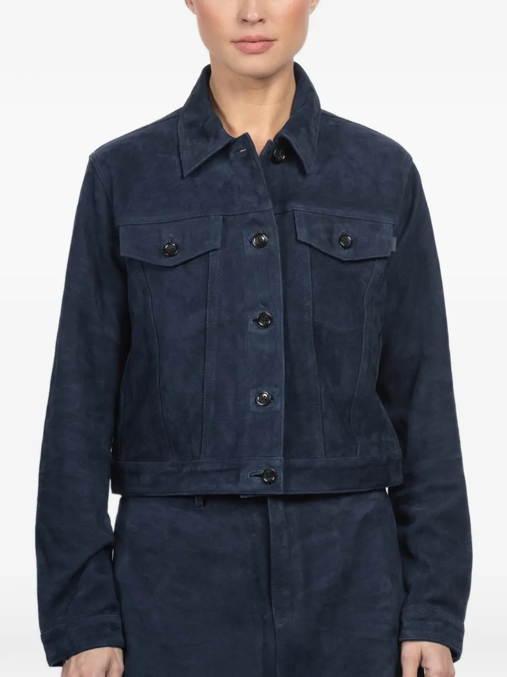 DL1961 buttoned pocket jacket - Blu
