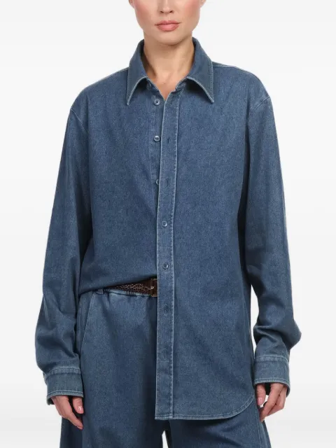 Tibi collared denim shirt 
