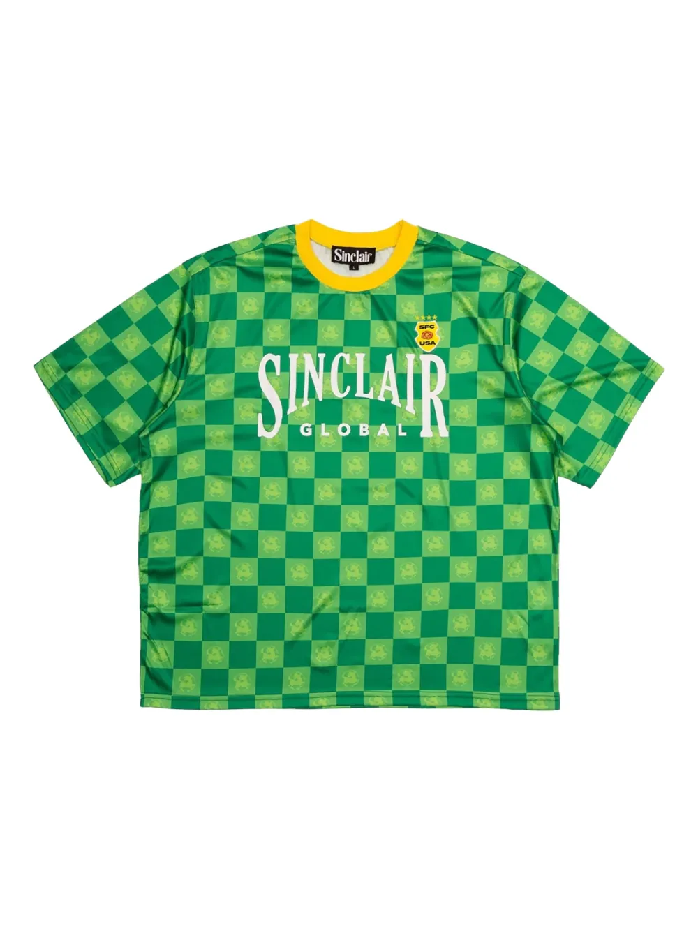 Sinclair Checkerboard-pattern T-shirt In Multi