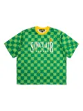 Sinclair checkerboard-pattern T-shirt - Green