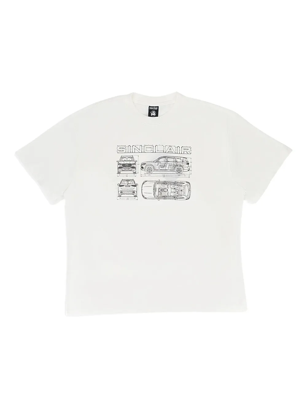 Sinclair graphic-print T-shirt | White | Image 1