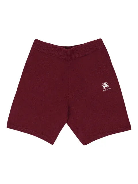 Sinclair bouclé "Burgundy" shorts