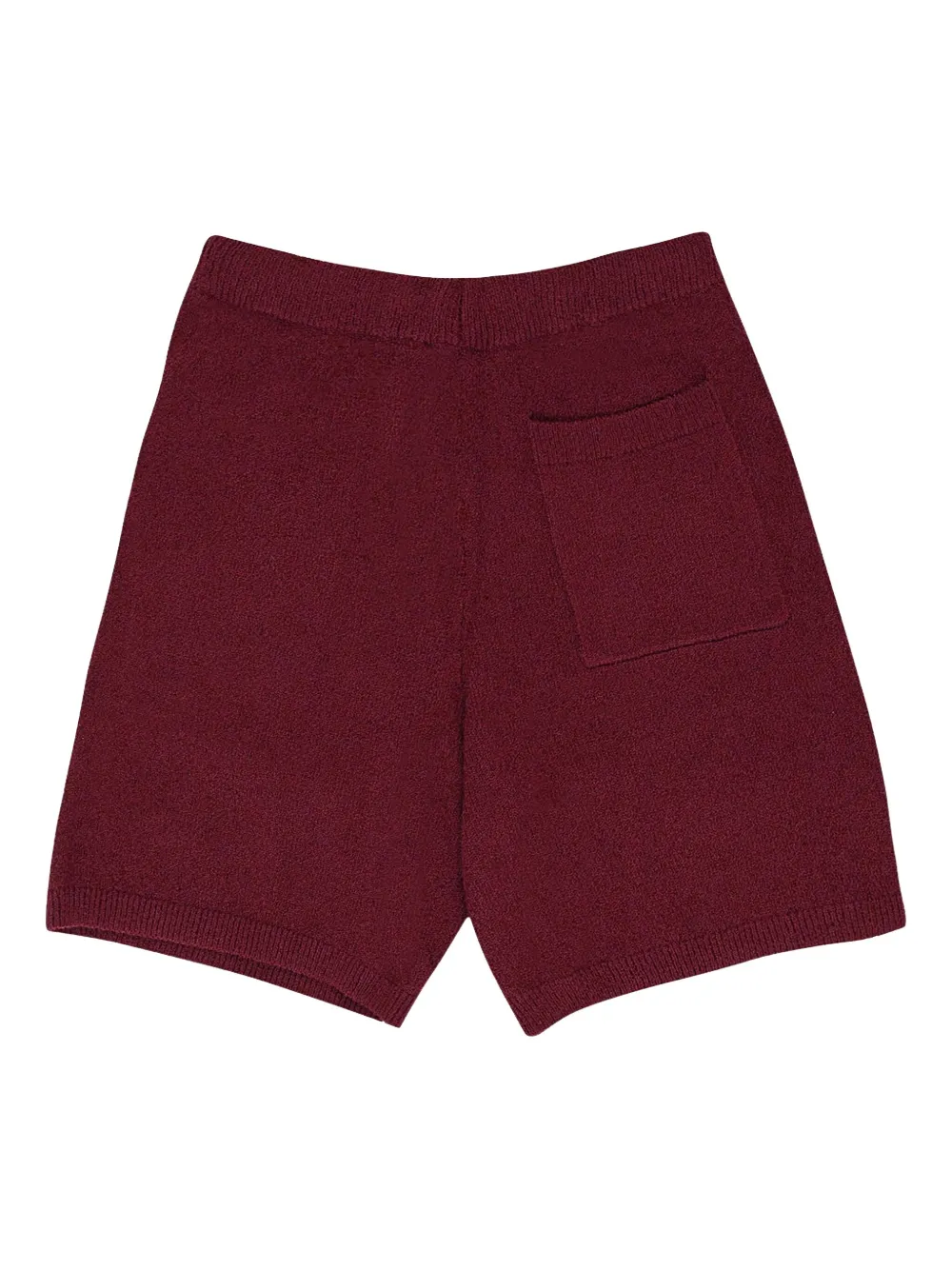 Sinclair bouclé Burgundy shorts - Rood