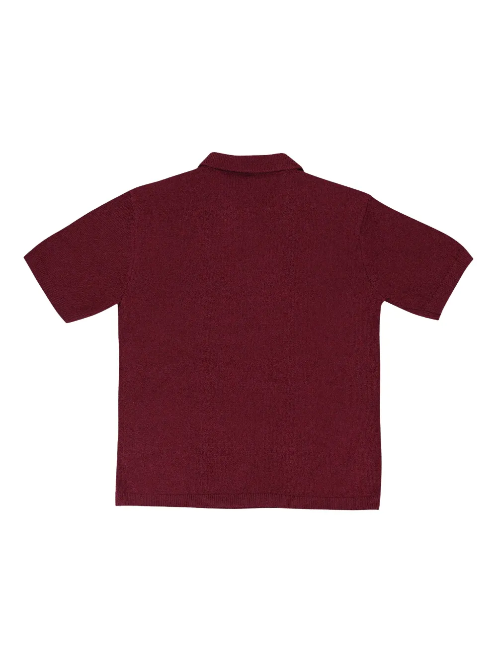 Sinclair logo-embroidered polo shirt - Burgundy